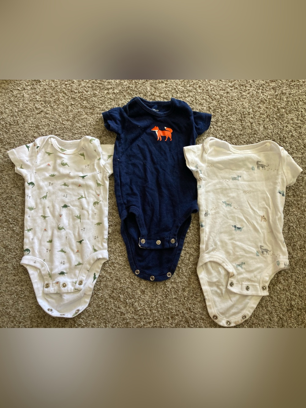 Short sleeve carters bodysuits